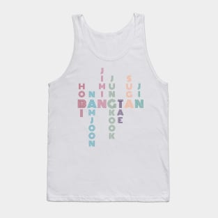 Bangtan names Tank Top